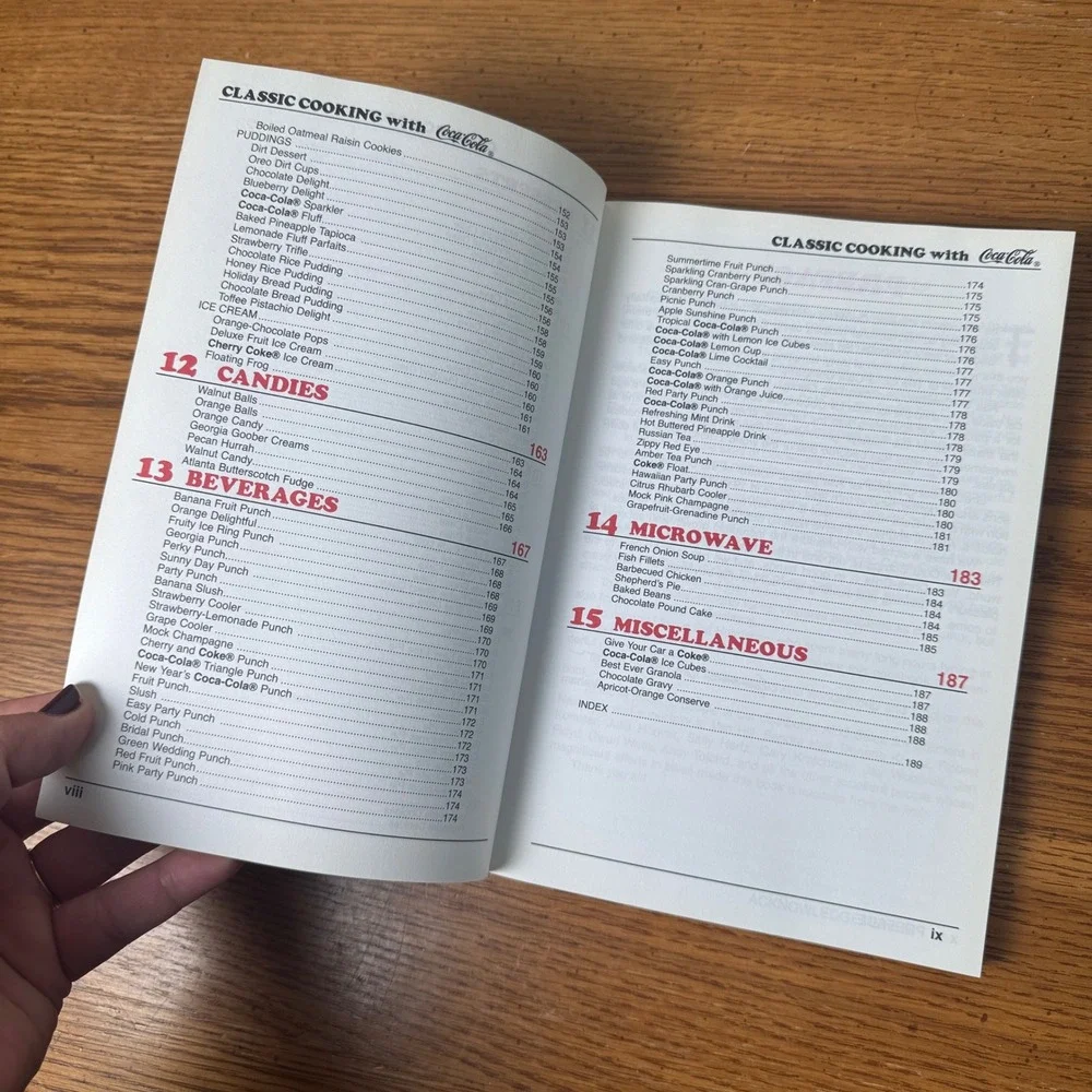 Classic Cooking with Coca-Cola Cookbook Graham Roberts‎ 1998 Soda Recipes